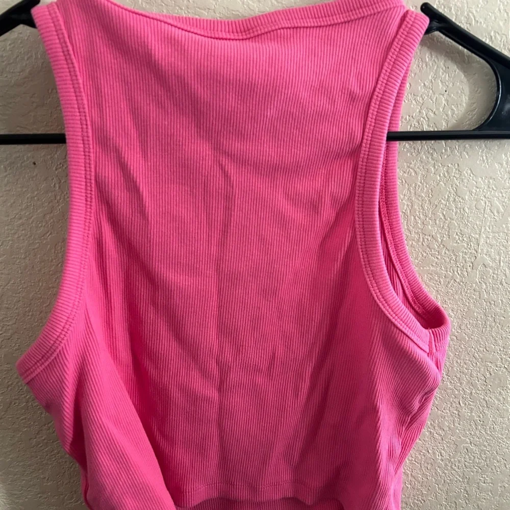 H&M Pink Ribbed Tank Top - Picture 4 of 4